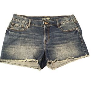 Old Navy Semi Fitted Cut Off Jean Shorts Size 10